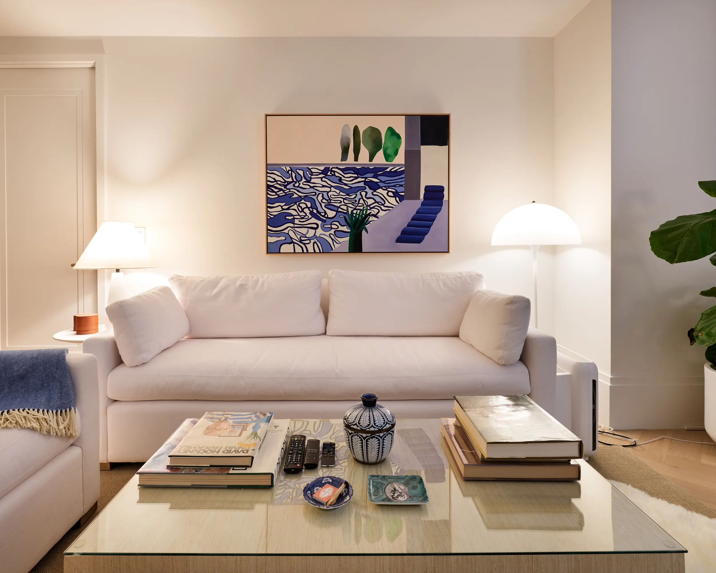 Luxury Sydney home with statement furniture, bold artwork, and high-end décor.